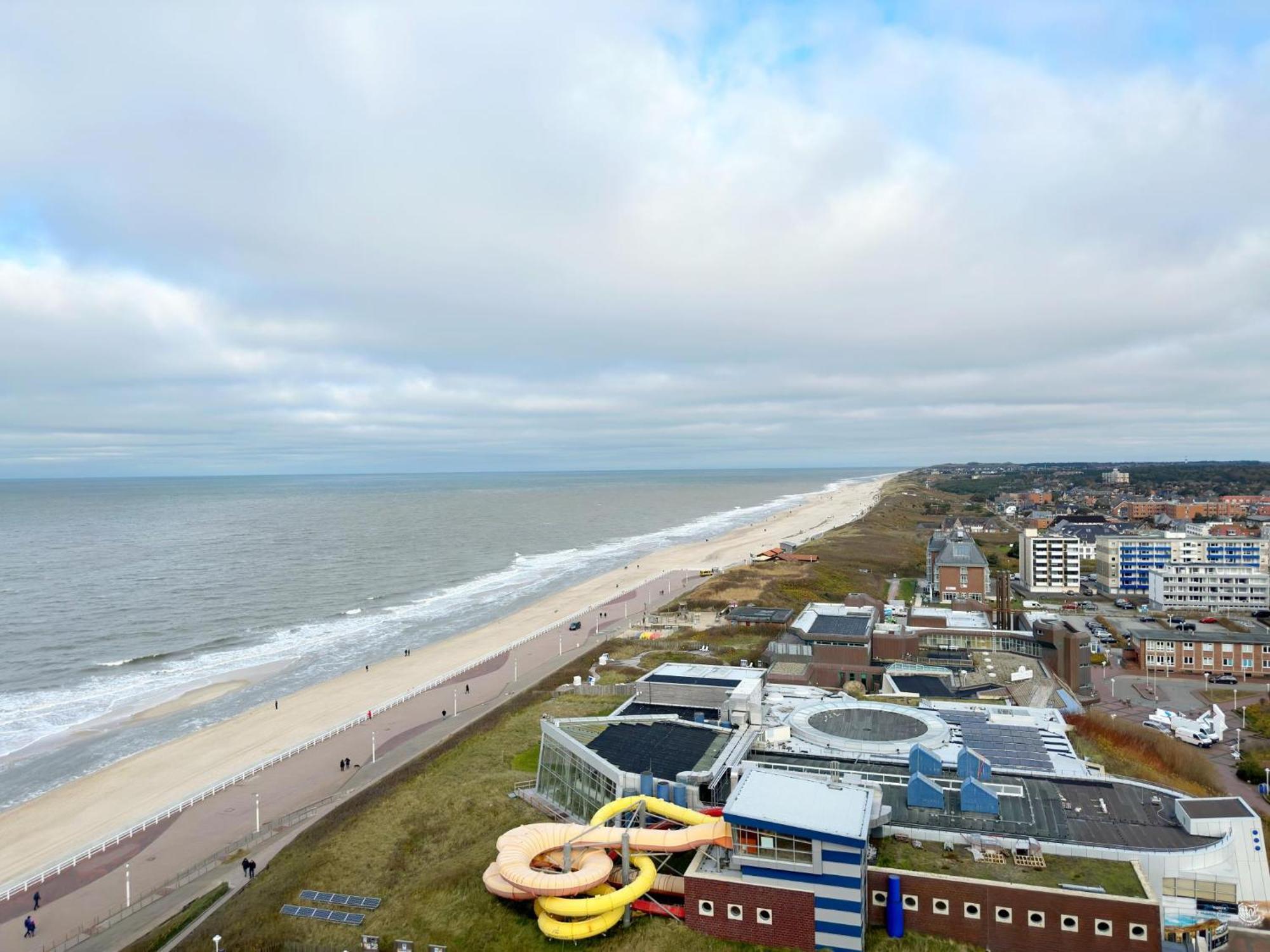 Haus Metropol App 327 mit Meerblick und Cityblick 3 Balkone Westerland Exterior foto