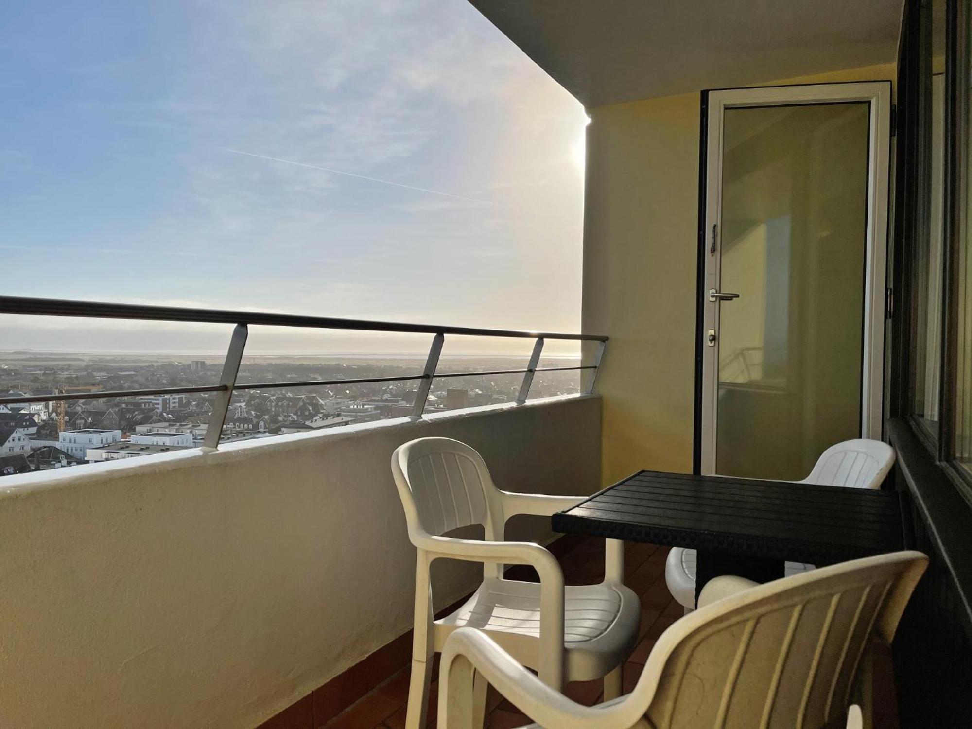Haus Metropol App 327 mit Meerblick und Cityblick 3 Balkone Westerland Exterior foto